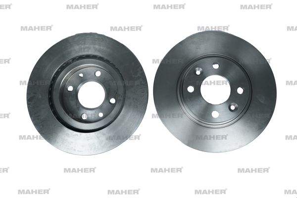 MAHER 16748 | Fren Diski Symbol III/Clio IV/Kangoo II/Dokker/On Havalı 258-4 (Dıştan Soğutmalı) | 2 Adet
