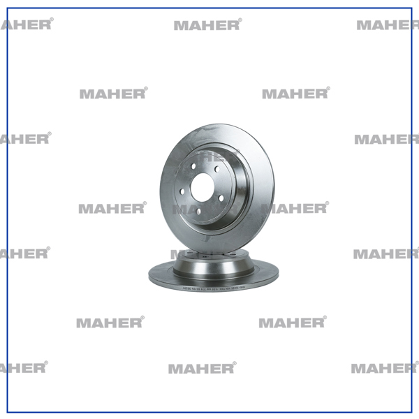 MAHER 16825 | Fren Diski Mondeo V 14= / Arka Düz 302-5 | 2 Adet