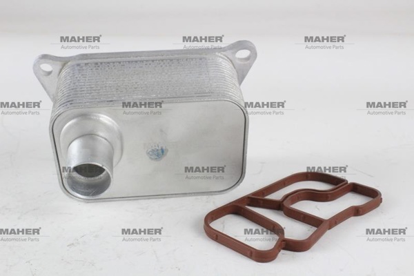MAHER 17210 | Yağ Soğutucusu A4 / A5 / A6 / Golf5 / Golf6 / Passat 08= Caba-Blr-Bvy-Bgp-Bpj 1.8 TSI-2.0 FSI-2.0 TFSI Contalı
