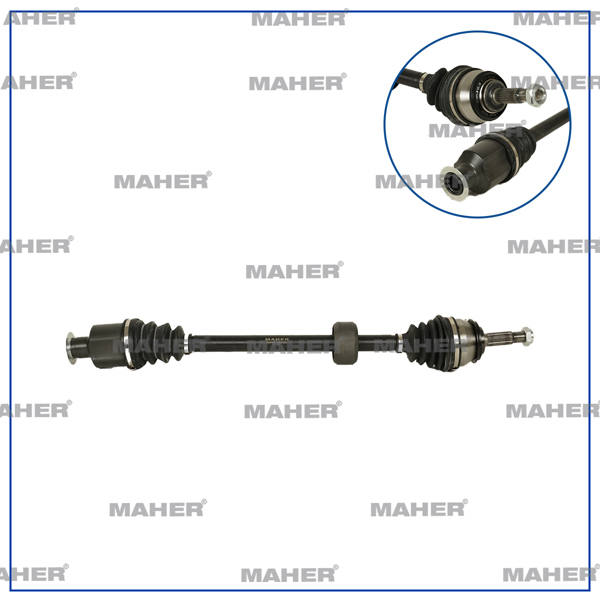 MAHER 18193 | Aks Komple Ön Logan 04-12 / Sandero 08-13 / Logan II 12= / Sandero II 13= / Sağ 1.4 M-T 763mm