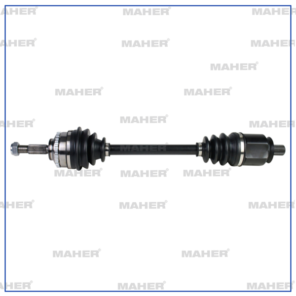 MAHER 18446 | Aks Komple Ön Clio II 98-05 / Sol 1.4 16V ABS li 26 Diş A-T 613mm