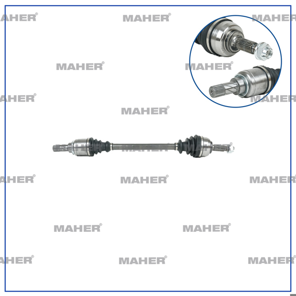 MAHER 18454 | Aks Komple Ön Clio III 05-12 / Sol 1.2 16V 651mm