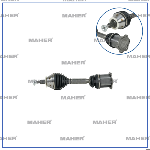 MAHER 18802 | Aks Komple Ön Polo / Ibiza / Fabia 15= 1.0 TSI Chzb-Chzc A-T 7 İleri Sol 475mm