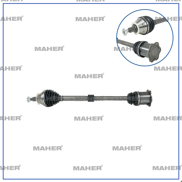 MAHER 18803 | Aks Komple Ön Polo / Ibiza / Fabia 15= 1.0 TSI Chzb-Chzc A-T 7 İleri Sağ 762mm