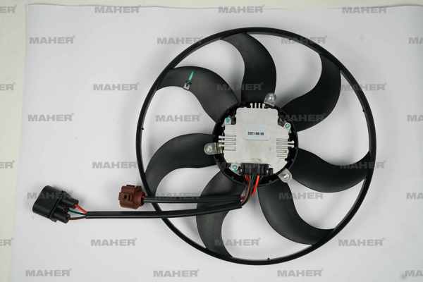 MAHER 19152 | Fan Radyatör Golf5 / Golf6 / Jetta / A3 / Leon / Caddy / Leon 04-12 1.4-1.6-1.9 TDI Sol 300W 365mm