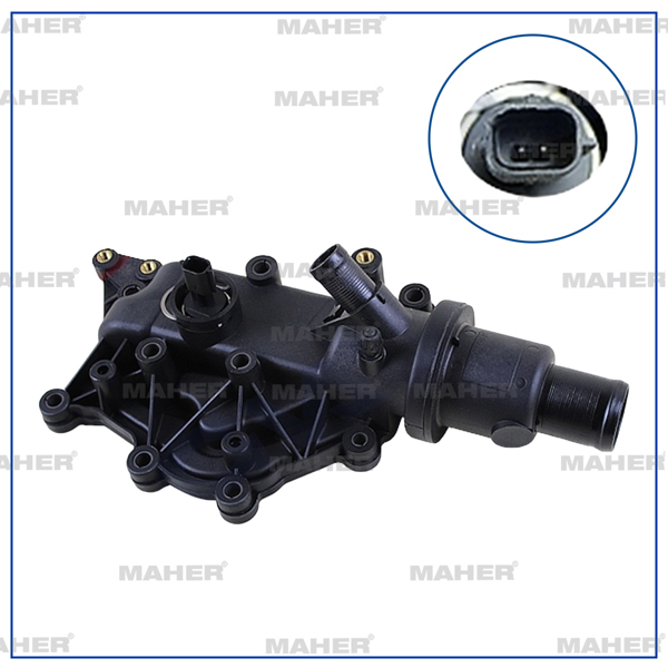 MAHER 20269 | Termostat Megane III 08-15/Fluence 10-12/Clio III 05-12 1.4/1.6 16V Komple Contalı Sensörlü