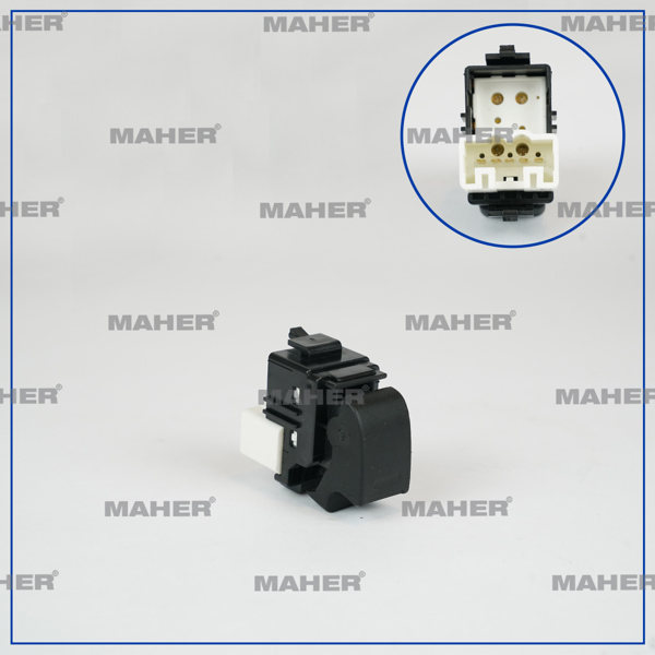 MAHER 23493 | Düğme Cam Açma Corolla 93-98 Ön Sağ / Arka R-L / Corona / Hilux 98-05 / Yaris 99-05
