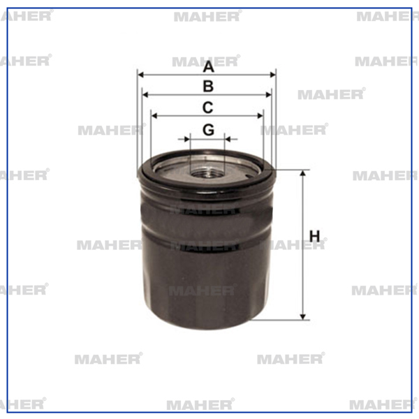 MAHER 23779 | Yağ Filtresi Partner