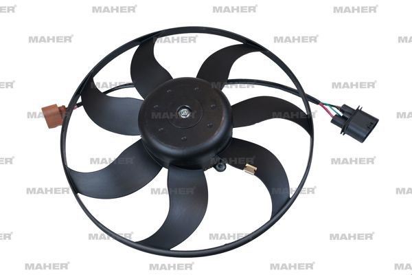 MAHER 25613 | Fan Radyatör Golf5 / Golf6 / Jetta / Passat / Caddy / A3 / Leon 04-12 Sol 220W-360mm