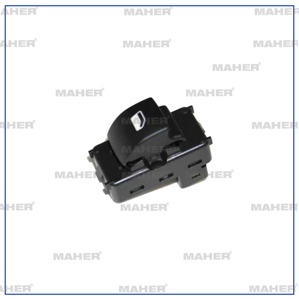 MAHER 26438 | Düğme Cam Açma 207 / C4 / Berlingo / Jumpy / Scudo 07-14 (Tekli) Sağ