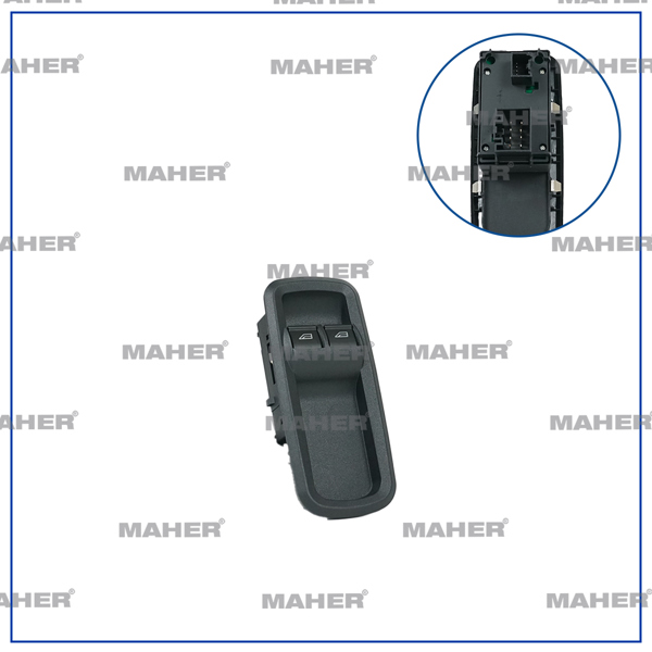 MAHER 26513 | Düğme Cam Açma Fiesta 08-12 (Çiftli) Sol