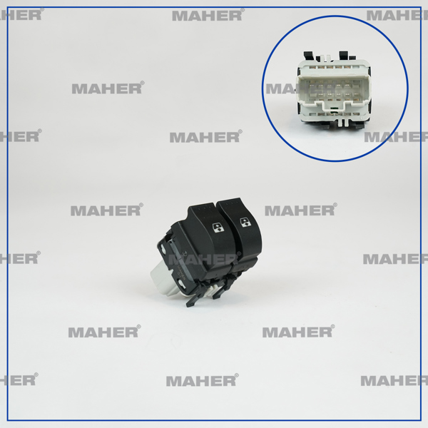 MAHER 26565 | Düğme Cam Açma Megane II / Laguna II (Çiftli) Dynamıc Sol