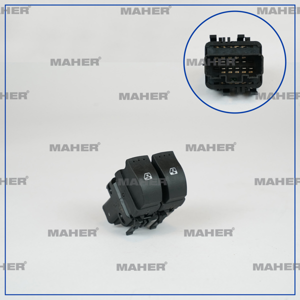MAHER 26571 | Düğme Cam Açma Clio II (Çiftli) Sol