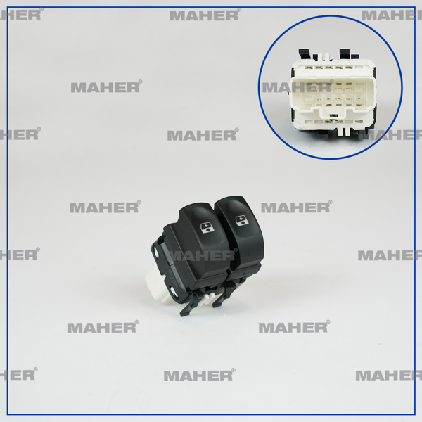 MAHER 26574 | Düğme Cam Açma Clio III / Symbol / Modus / Twingo (Çiftli) Sol