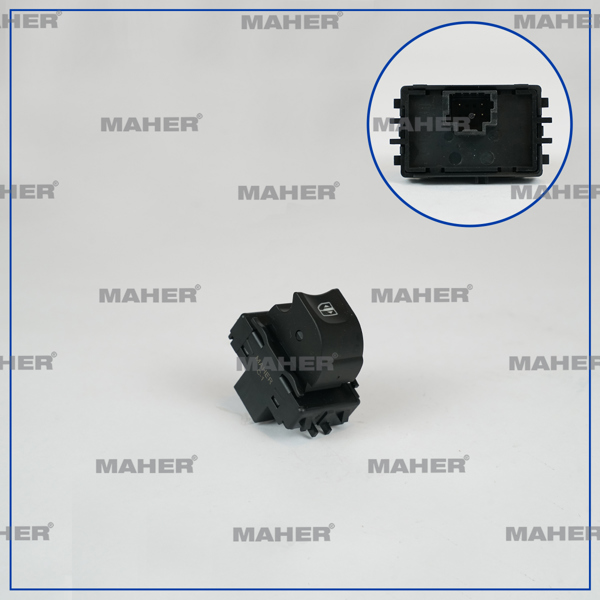 MAHER 26579 | Düğme Cam Açma Fluence / Megane III / Laguna III / Latitude (Tekli) Sağ