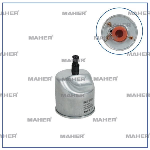 MAHER 27904 | Yakıt Filtresi (Mazot) 206/207/208/301/508/3008/Tepee/C3/C4/C5/Berlingo 12= 1.6 HDI Euro 5 Dv6-Dv6c