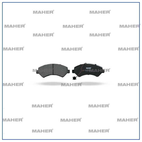 MAHER 28217 | Fren Balata Ducato 06-20 / 20= / Boxer III 06-14 / Jumper III 06-14 / Jest 12= (Tek Fişli) Ön