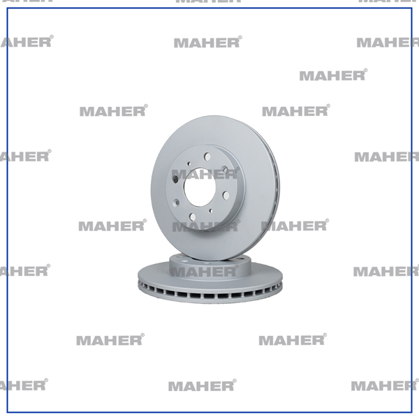 MAHER 31804 | Fren Diski Civic 92-95 / Civic 96-00 1.4 / Ön Havalı 1.4-1.5 240-4 Kaplamalı | 2 Adet