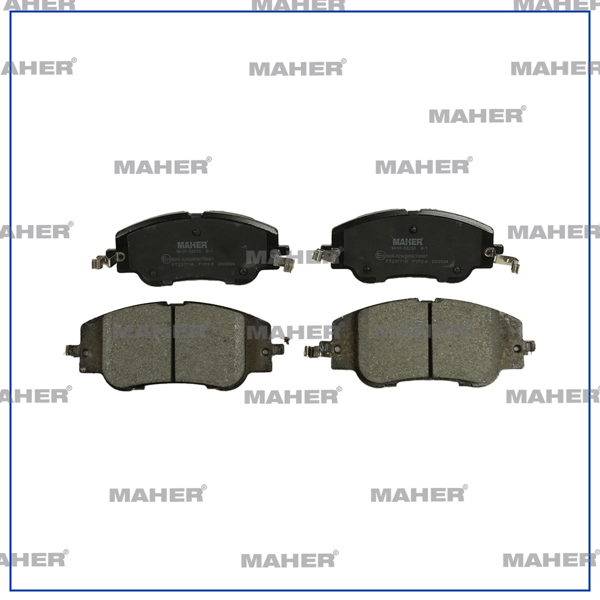 MAHER 33230 | Fren Balata C4 (III) 06-19 / 208 II / 2008 / Crossback / Mokka 1.2-1.5 HDI 19= Ön 155 mm
