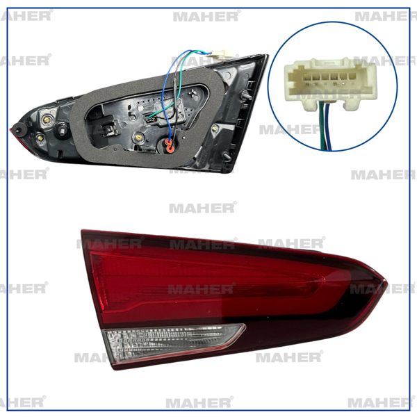 MAHER 33662 | Stop Cerato 16-18 İç Sol (Ledli)