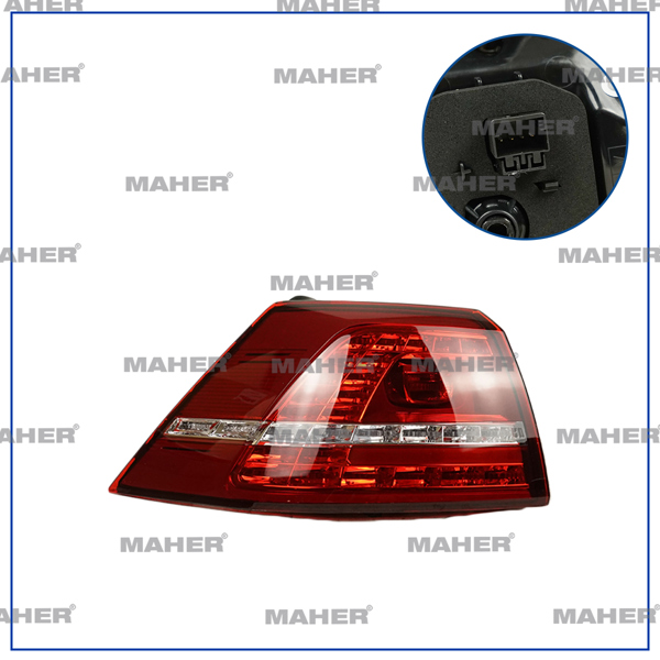 MAHER 34995 | Stop Lambası Golf7 13-17 Dış Sol Led