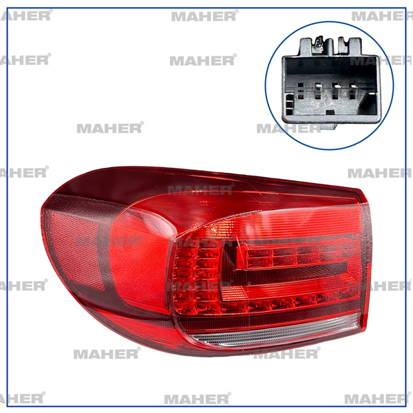 MAHER 35043 | Stop Lambası Tiguan 12-15 Led Dış Sol