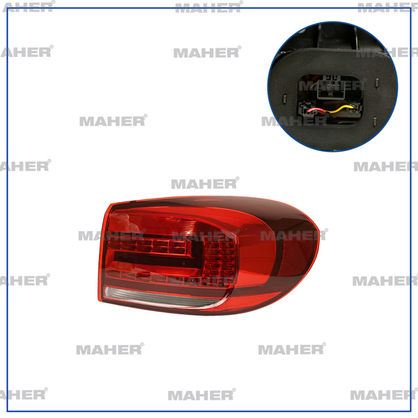MAHER 35044 | Stop Lambası Tiguan 12-15 Led Dış Sağ