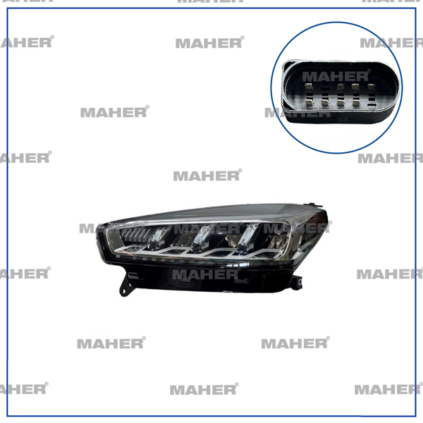 MAHER 35417 | Far Tıggo 7 Pro 22-24 Ledli Sol