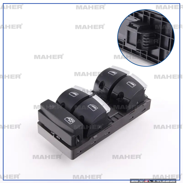 MAHER 35840 | Düğme Cam Açma A3 09-12 / Q7 10-15 (Dörtlu)