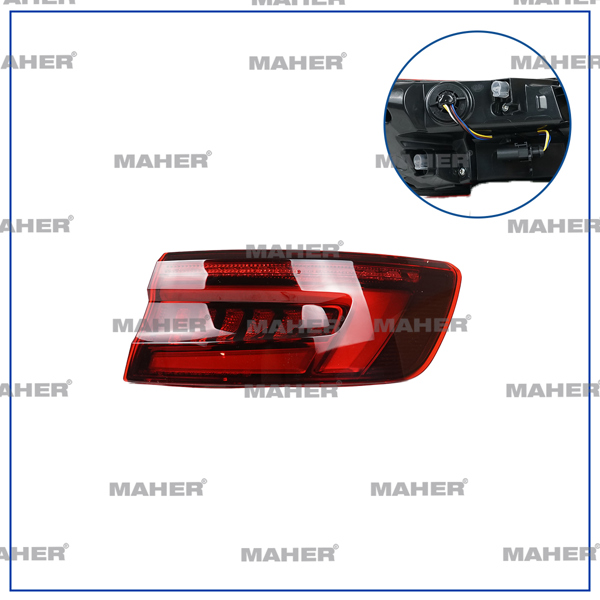 MAHER 36174 | Stop Lambası A4 15-17 Ledli Dış Sağ