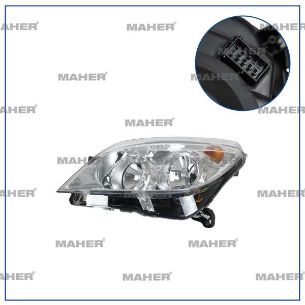 MAHER 38583 | Far Astra H 04-09 (Motoru Uzerınde) Ön Sol (Beyaz Zemin)
