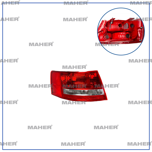 MAHER 38638 | Stop Lambası A6 06-08 Ledsiz Dış Sol