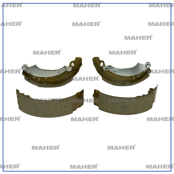 MAHER 39304 | Fren Balata Logan 04= / Sandero 08= / Clio II 98-09 Abssiz Levyeli Pabuç Arka + 1mm