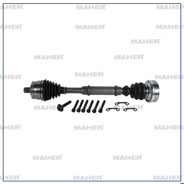 MAHER 50585 | Aks Komple On Passat 96-00 / A4 94-01 / Sol Aeb-Adr-Apu-Apt 1.8-1.8T ABS li 45 Dıs M-T 614mm