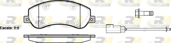 ROADHOUSE 21250.02 | Fren Balatası Transit Tourneo Connect 06 02 -
