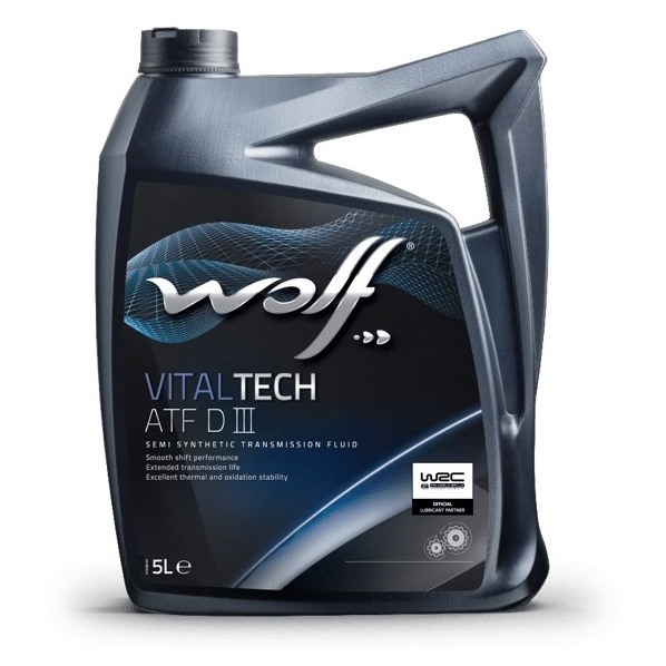 WOLF 8305405 | Otomatik Şanzıman Yağı Atf Dııı Dexron III & Dexron II E & Mb-236.10 Kırmızı 5L | 4 Adet