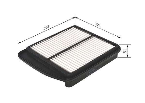 BOSCH F026400293 | Hava Filtresi Suzuki Grand Vıatra I 2.7 01-03