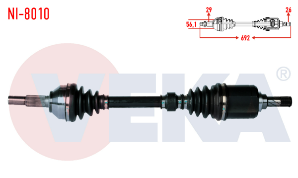 Nissan QashQai 2.5 dCi Sol Aks Komple Veka Marka 