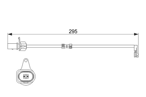 BOSCH 1987474508 | Disk Balata İkaz Kablosu | 1 Adet
