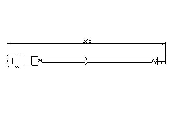 BOSCH 1987474990 | Disk Balata İkaz Kablosu | 1 Adet