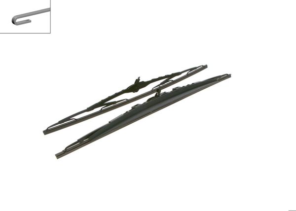 BOSCH 3397010280 | Twin Rüzgarlıklı Silecek Seti-[600 / 575 mm]