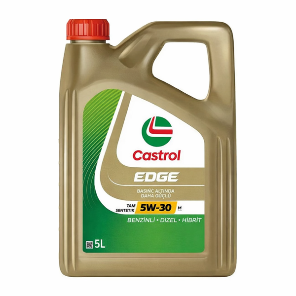 Castrol Edge 5W-30 M Tam Sentetik Motor Yağı 5 Litre BMW LL-04 MB 229.51 / 229.52