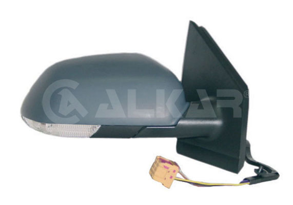 ALKAR 6114111 | Dış Dikiz Aynası Sağ Elektrikli Asferık Isıtmalı Astarlı Sinyalli 7 Pin Volkswagen Polo 2005-2009