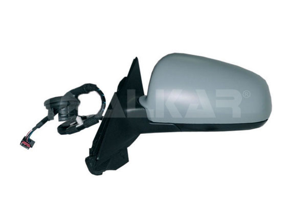 ALKAR 6119500 | Dış Dikiz Aynası Sol Elektrikli Asferık Isıtmalı Astarlı Otomatik Katlanır 7 Pin Audi A3 2004-2008