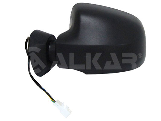 ALKAR 6125594 | Dış Dikiz Aynası Sol Elektrikli Isıtmalı Yuvarlak Ayak Dacia Duster 2012-/ Dacia Logan 2008-2012 / Dacia Sandero 2008-2013