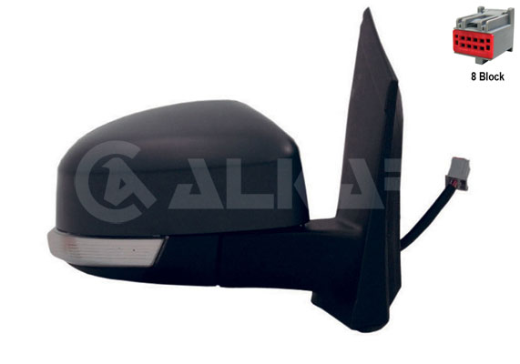 ALKAR 6126401 | Dış Dikiz Aynası Sağ Elektrikli Isıtmalı Astarlı Sensörlü Asferık (6 Pin) Ford Focus II (Da) 2004-2011