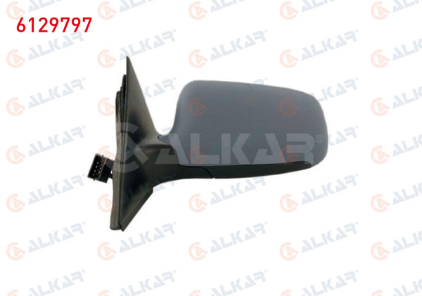 ALKAR 6129797 | Dış Dikiz Aynası Sol Elektrikli Asferık Isıtmalı Astarlı Otomatik Katlanır 10 Pin Audi A6 1997-2005