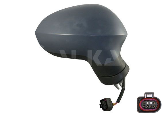 ALKAR 6130096 | Dış Dikiz Aynası Sağ Elektrikli Otomatik Katlanır 5 Pin Seat Leon (1P1) 2009 -