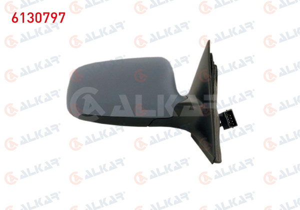 ALKAR 6130797 | Dış Dikiz Aynası Sağ Elektrikli Isıtmalı Astarlı Otomatik Katlanır 10 Pin Audi A6 1997-2005