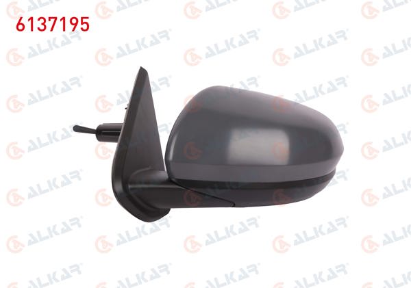 ALKAR 6137195 | Dış Dikiz Aynası Sol Mekanik Astarlı Dacia Duster 2017 -